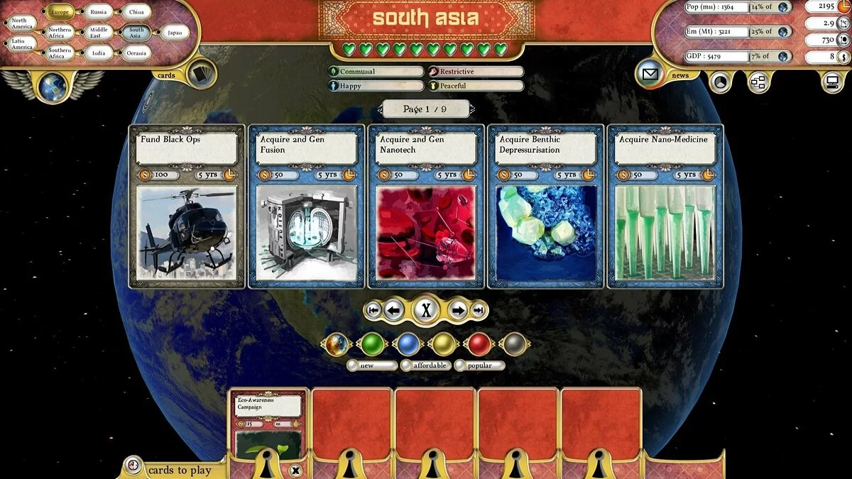 Скриншот из игры Fate of the World - 48