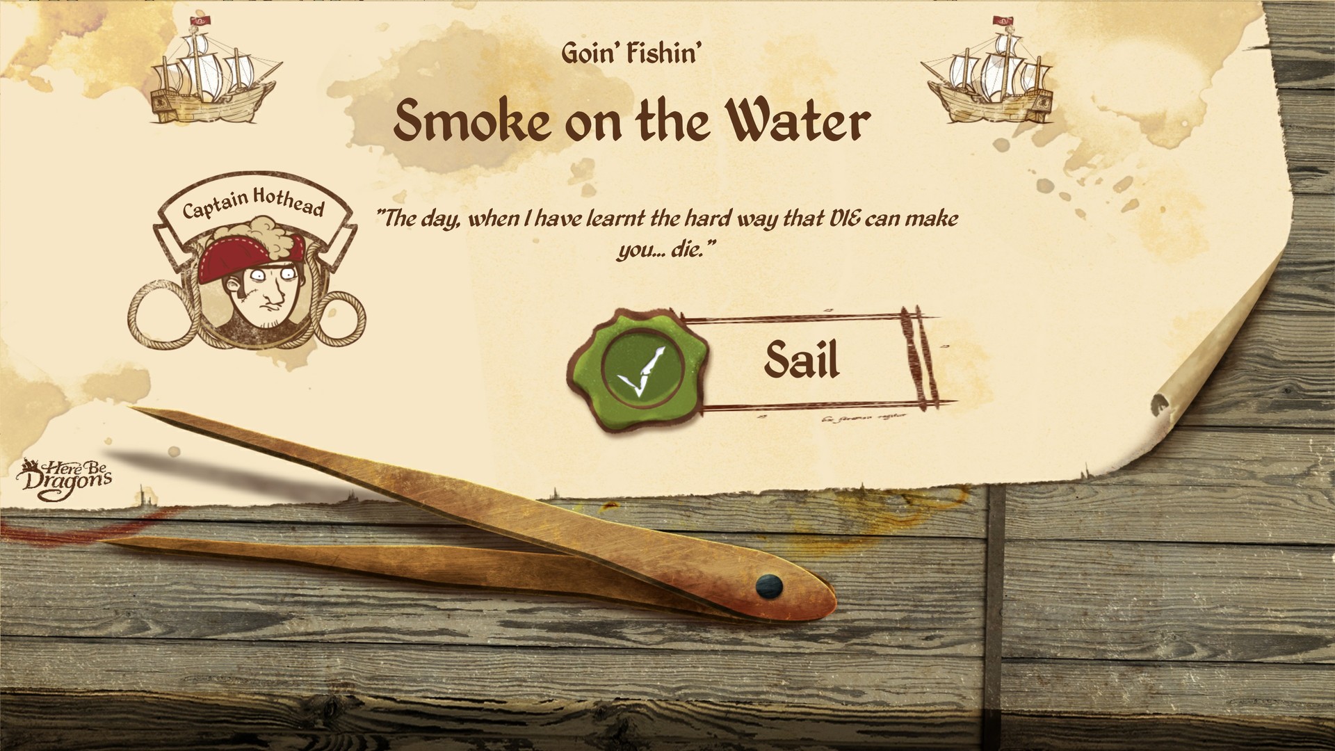 Скриншот из игры Here Be Dragons - 5