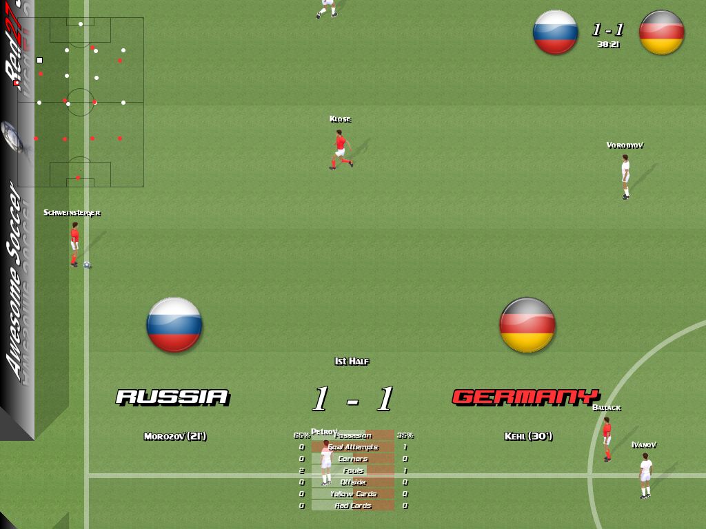 Скриншот из игры Awesome Soccer - 12