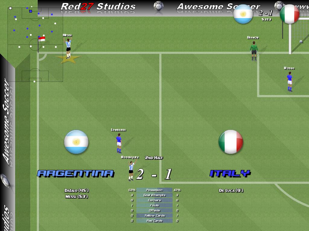 Скриншот из игры Awesome Soccer - 14