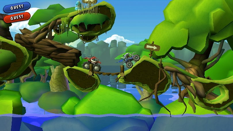 Скриншот из игры MotoHeroz - 3