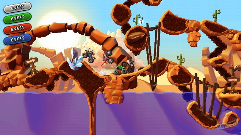 Скриншот из игры MotoHeroz - 1