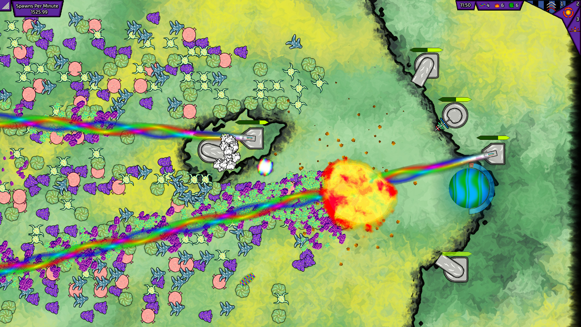 Скриншот из игры Swarming Planet - 4