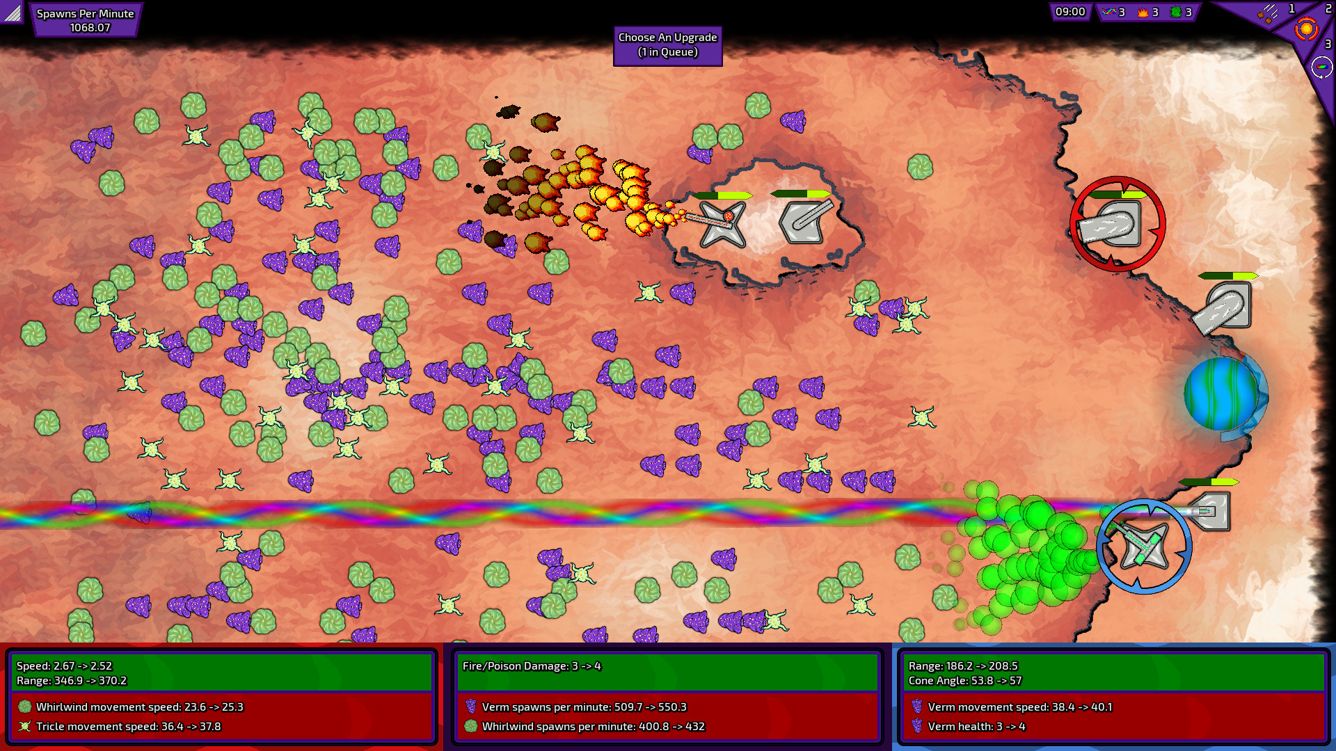 Скриншот из игры Swarming Planet - 5