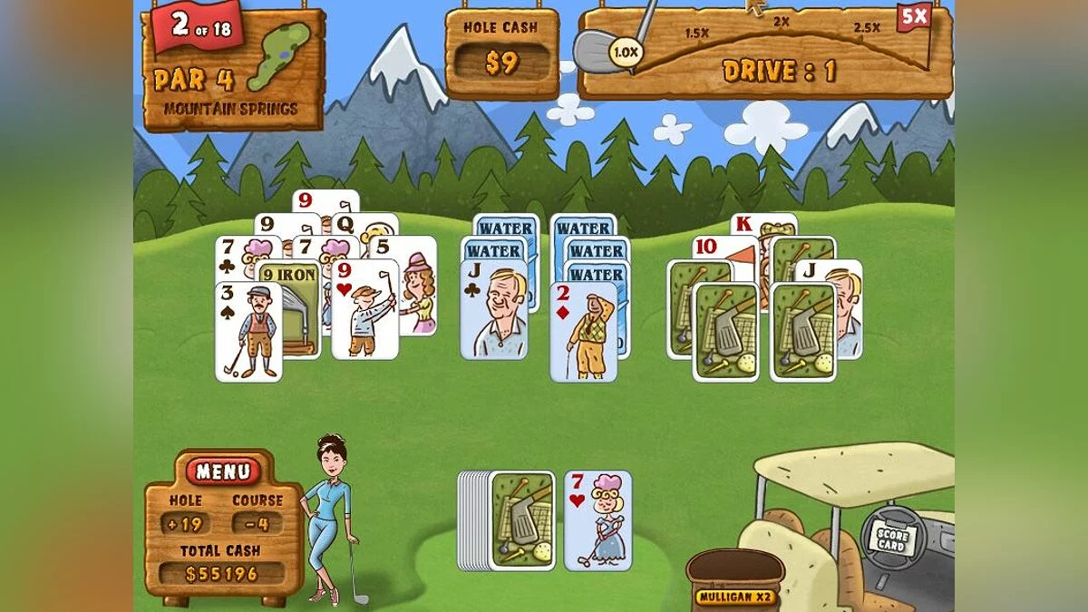 Скриншот из игры Fairway Solitaire - 7
