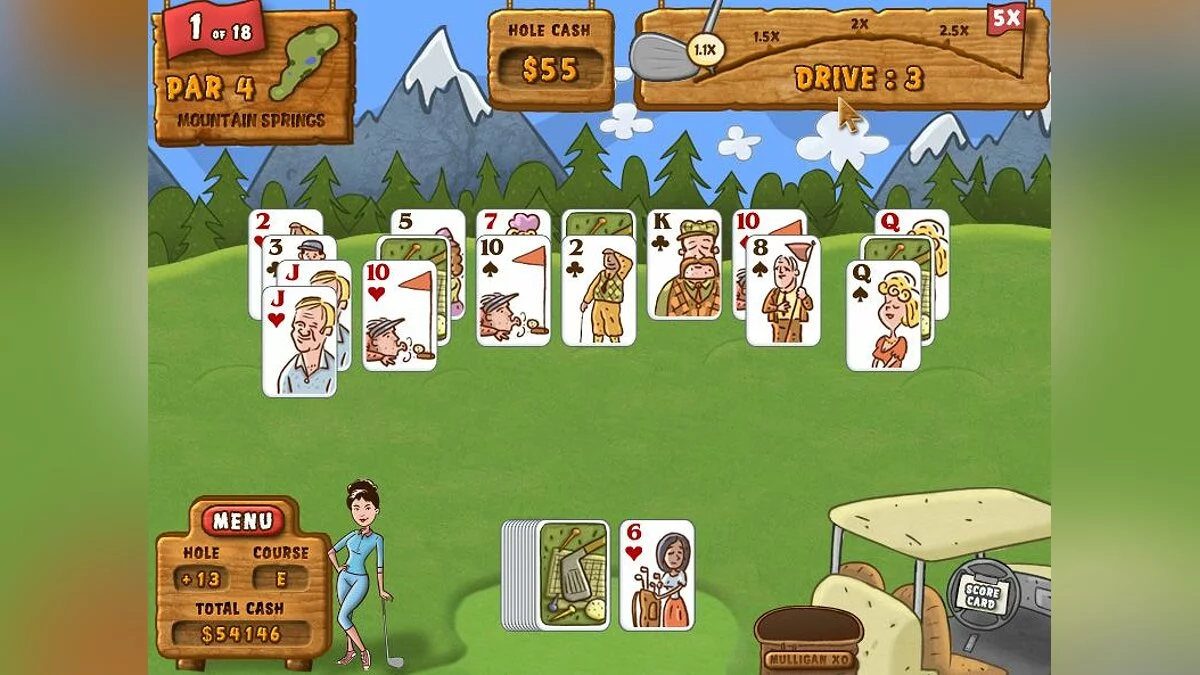 Скриншот из игры Fairway Solitaire - 8