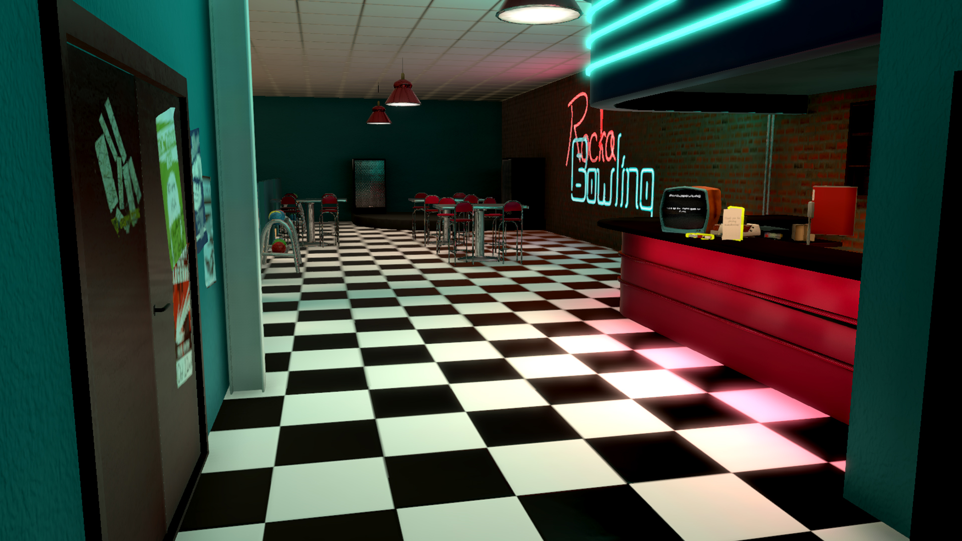 Скриншот из игры RockaBowling VR - 1