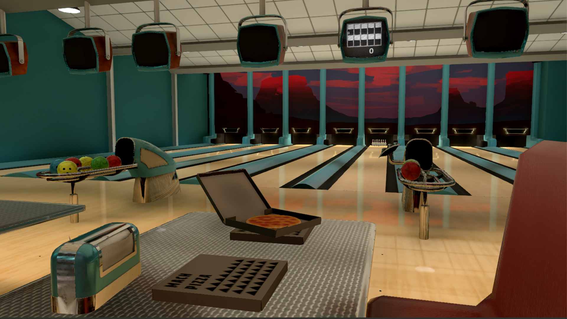 Скриншот из игры RockaBowling VR - 3