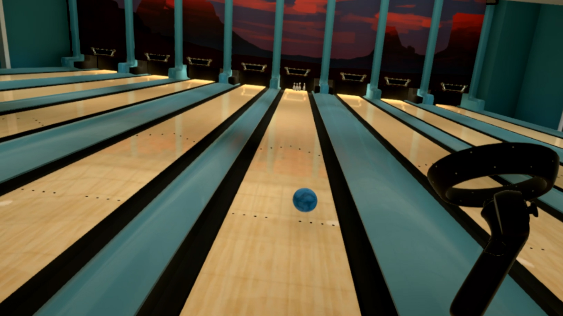 Скриншот из игры RockaBowling VR - 4