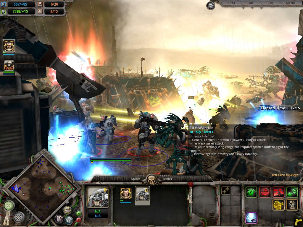 Скриншот из игры Warhammer 40,000: Dawn of War - Dark Crusade - 22