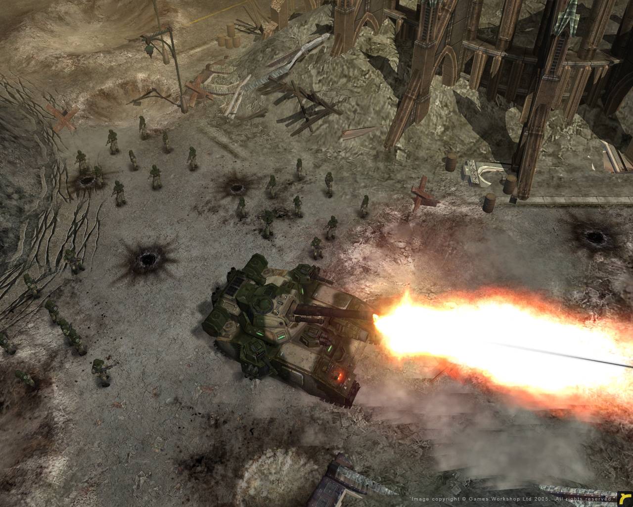 Скриншот из игры Warhammer 40,000: Dawn of War - Winter Assault - 197