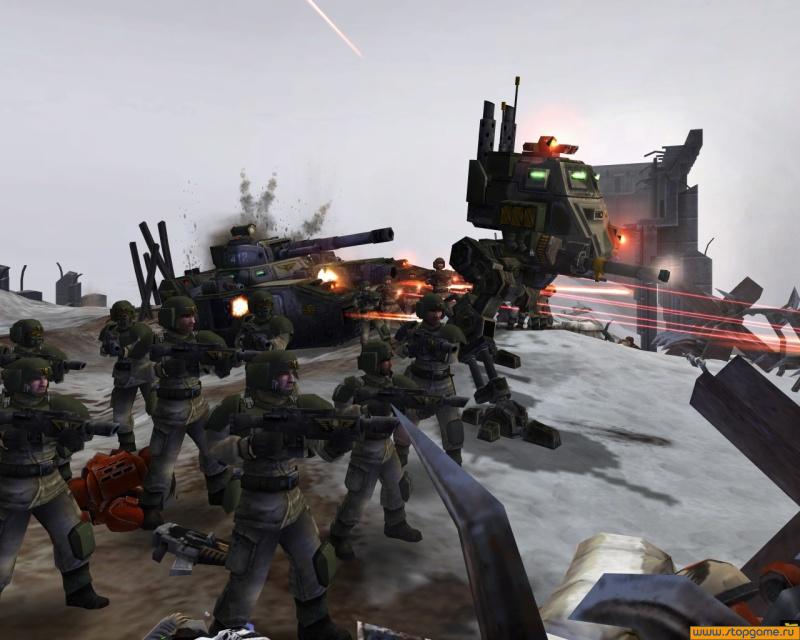 Скриншот из игры Warhammer 40,000: Dawn of War - Winter Assault - 30