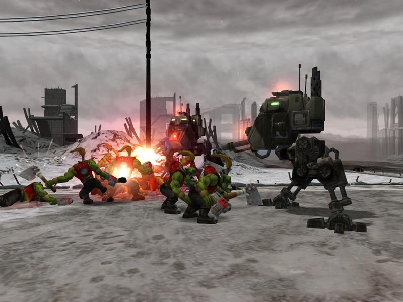Скриншот из игры Warhammer 40,000: Dawn of War - Winter Assault - 90