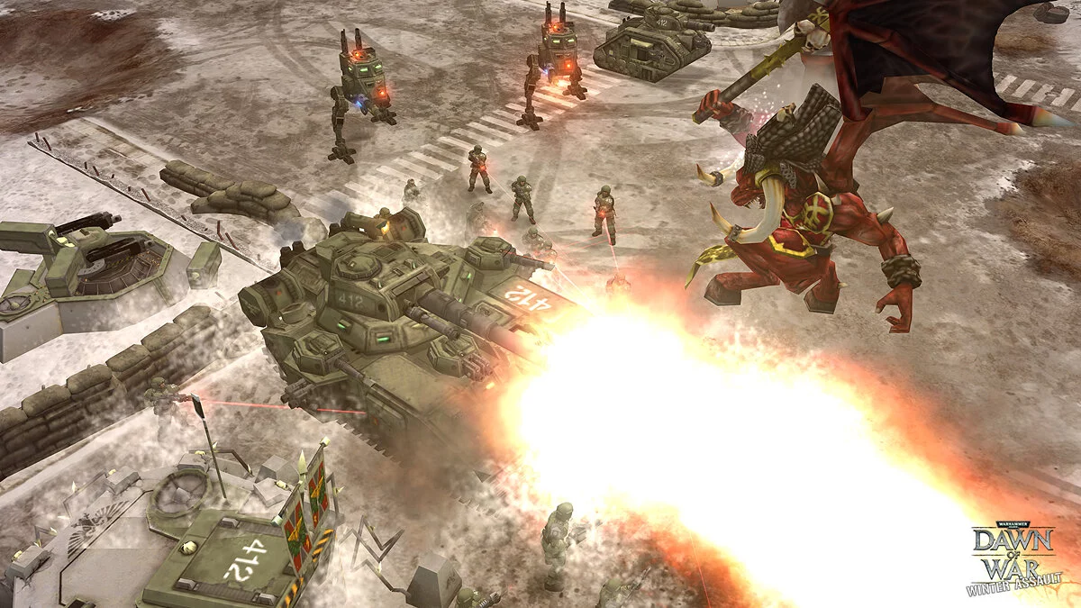 Скриншот из игры Warhammer 40,000: Dawn of War - Winter Assault - 24