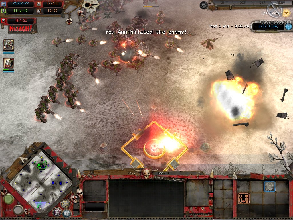 Скриншот из игры Warhammer 40,000: Dawn of War - Winter Assault - 143