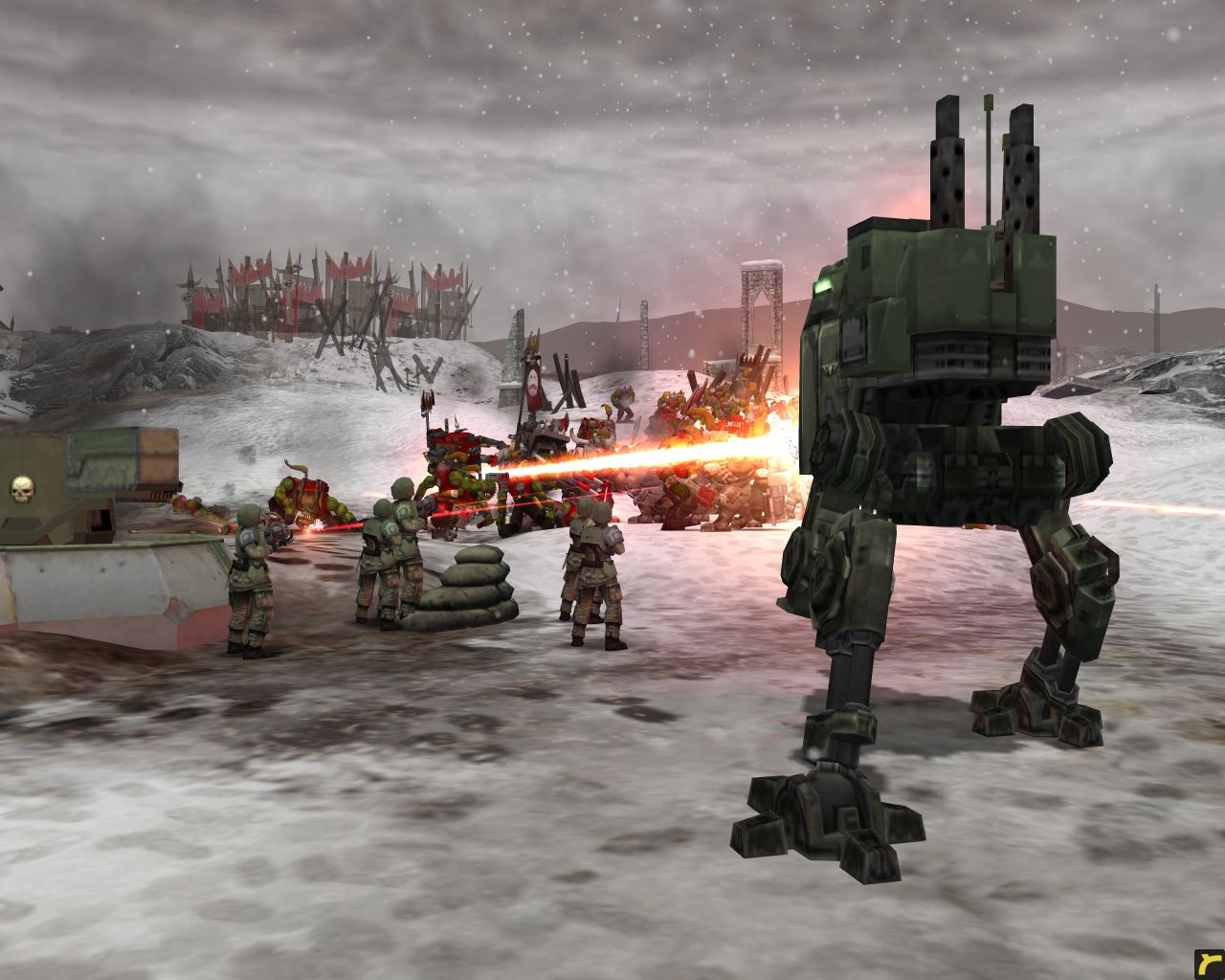 Скриншот из игры Warhammer 40,000: Dawn of War - Winter Assault - 156