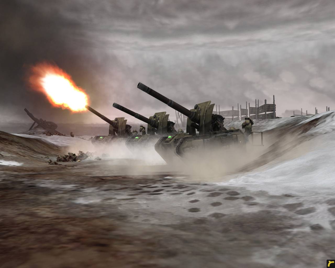 Скриншот из игры Warhammer 40,000: Dawn of War - Winter Assault - 169