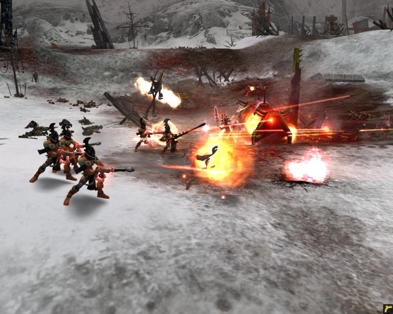 Скриншот из игры Warhammer 40,000: Dawn of War - Winter Assault - 9
