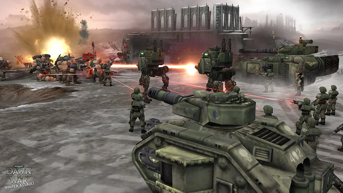 Скриншот из игры Warhammer 40,000: Dawn of War - Winter Assault - 7