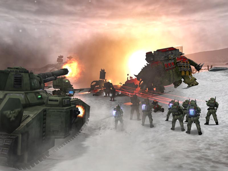 Скриншот из игры Warhammer 40,000: Dawn of War - Winter Assault - 12