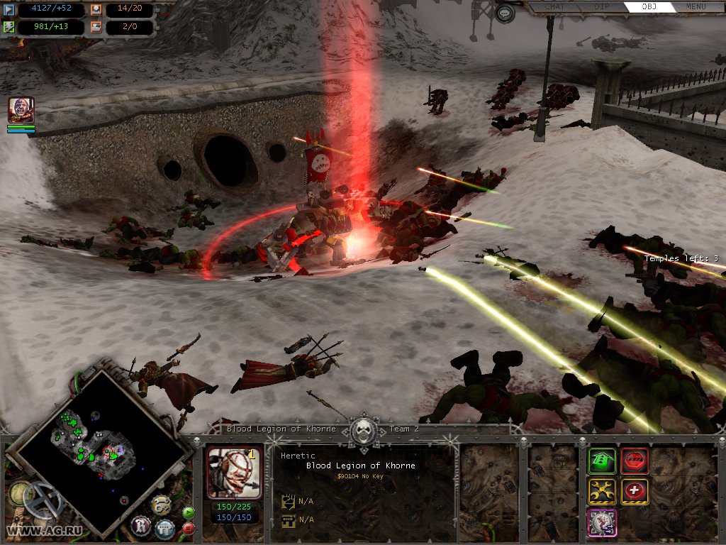 Скриншот из игры Warhammer 40,000: Dawn of War - Winter Assault - 59