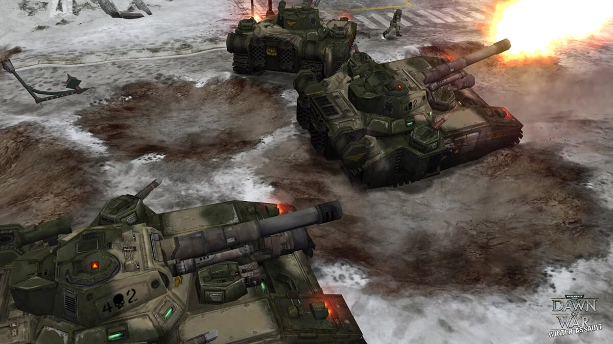 Скриншот из игры Warhammer 40,000: Dawn of War - Winter Assault - 3