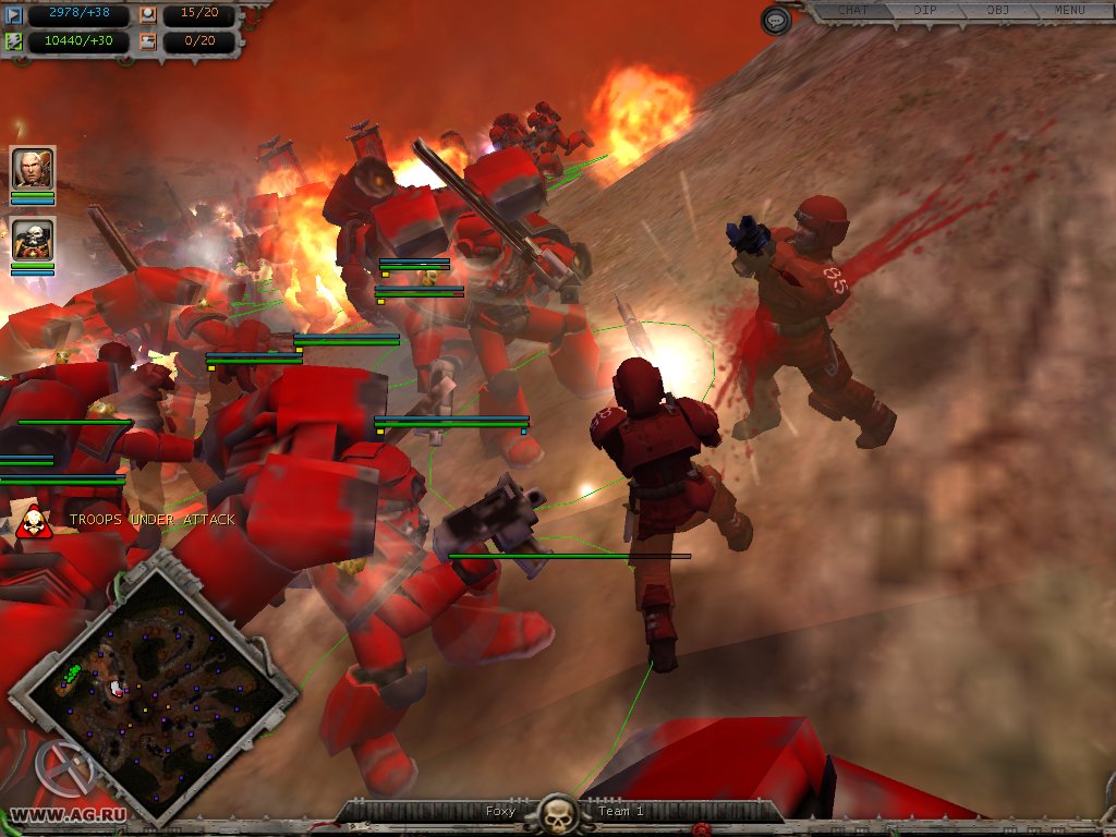 Скриншот из игры Warhammer 40,000: Dawn of War - Winter Assault - 129