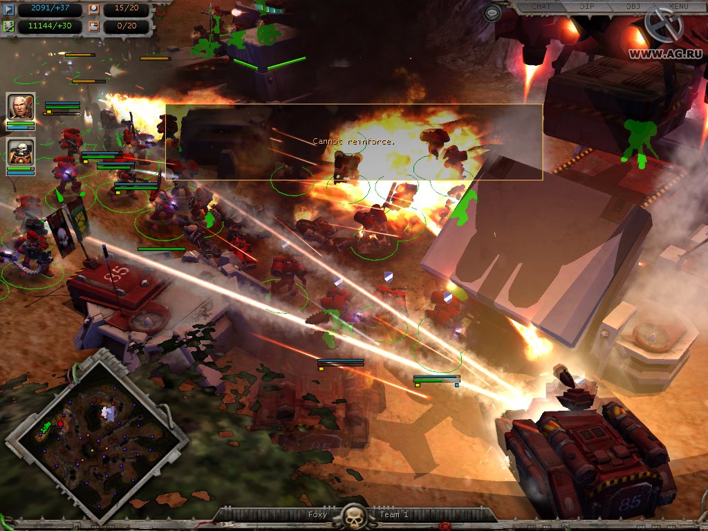 Скриншот из игры Warhammer 40,000: Dawn of War - Winter Assault - 163