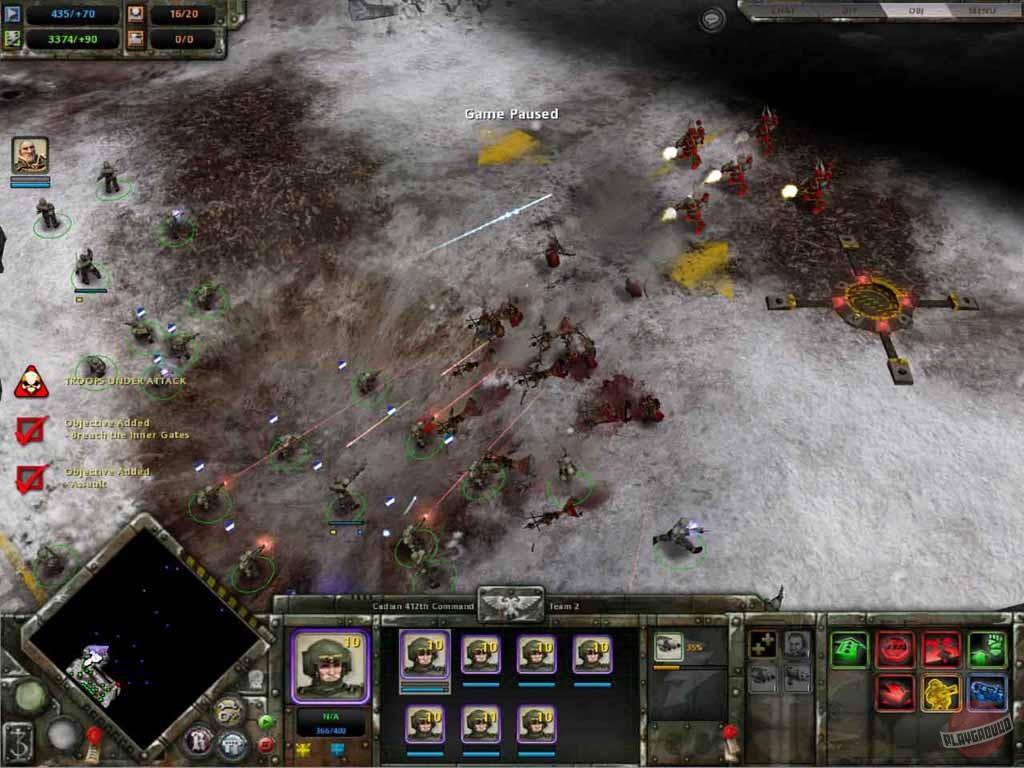 Скриншот из игры Warhammer 40,000: Dawn of War - 109