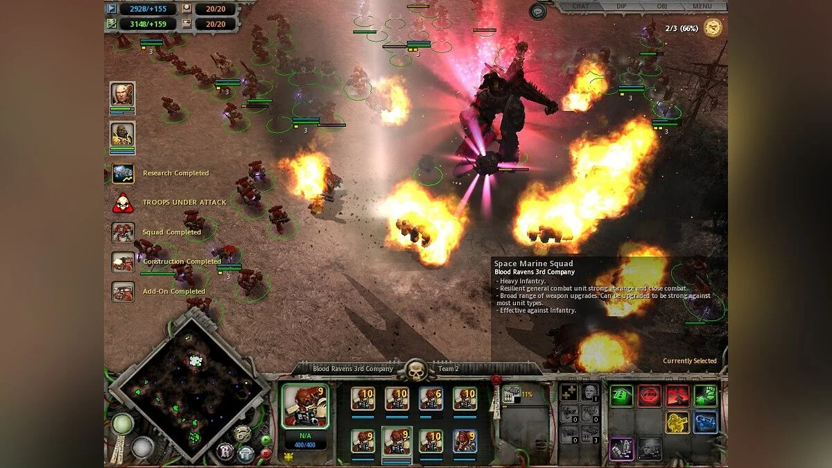 Скриншот из игры Warhammer 40,000: Dawn of War - 38