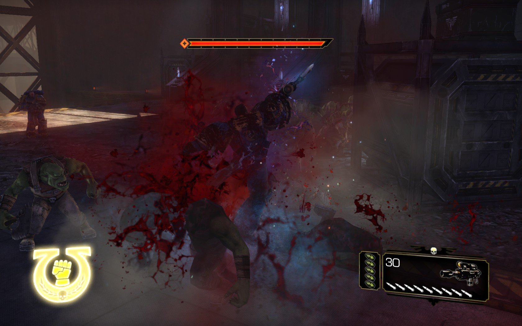 Скриншот из игры Warhammer 40,000: Space Marine - 1