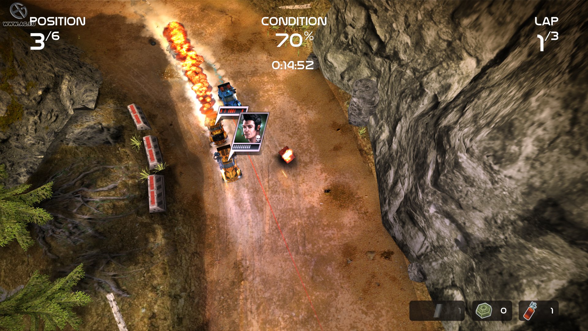 Скриншот из игры Death Rally - 64