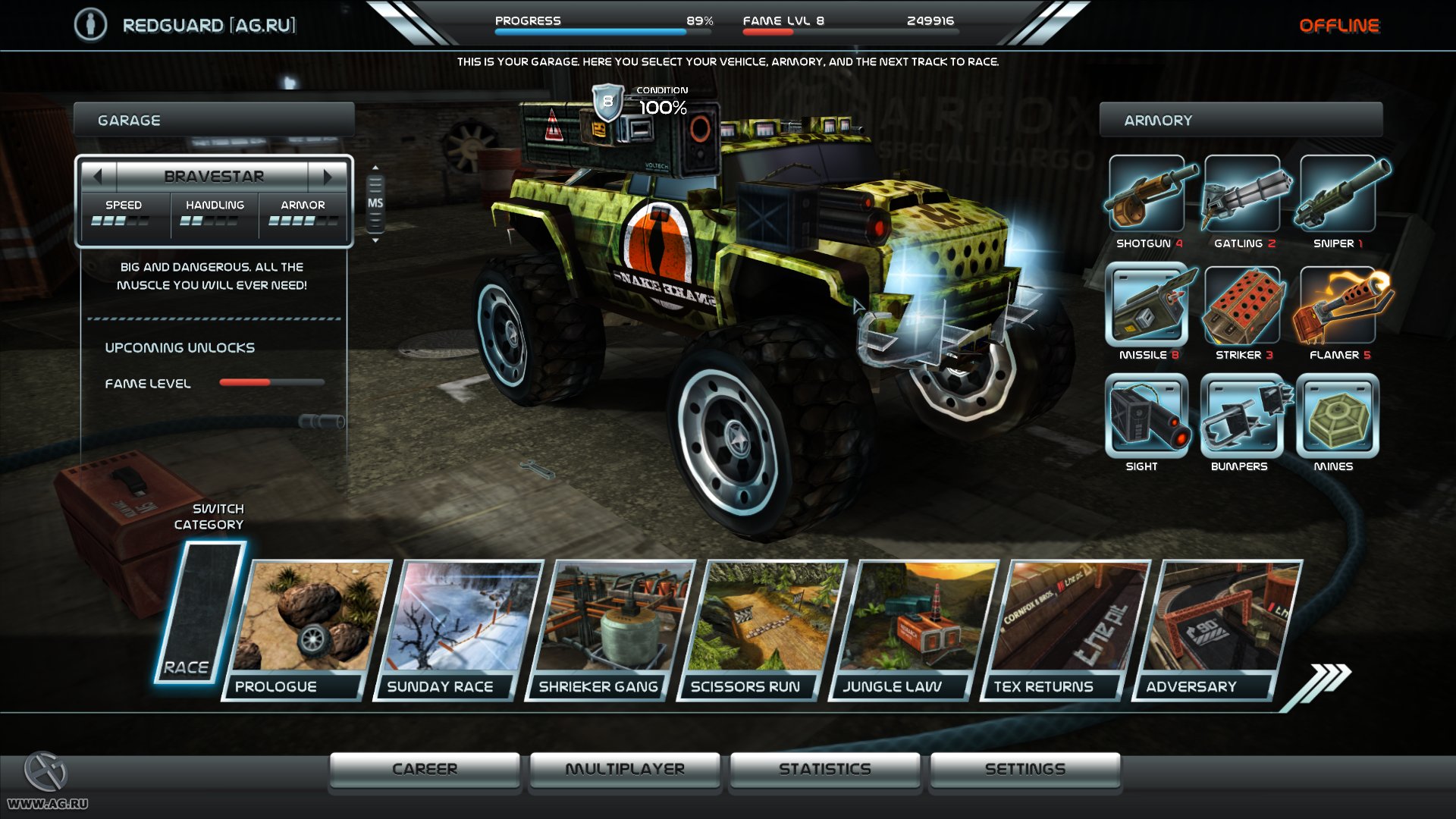 Скриншот из игры Death Rally - 72