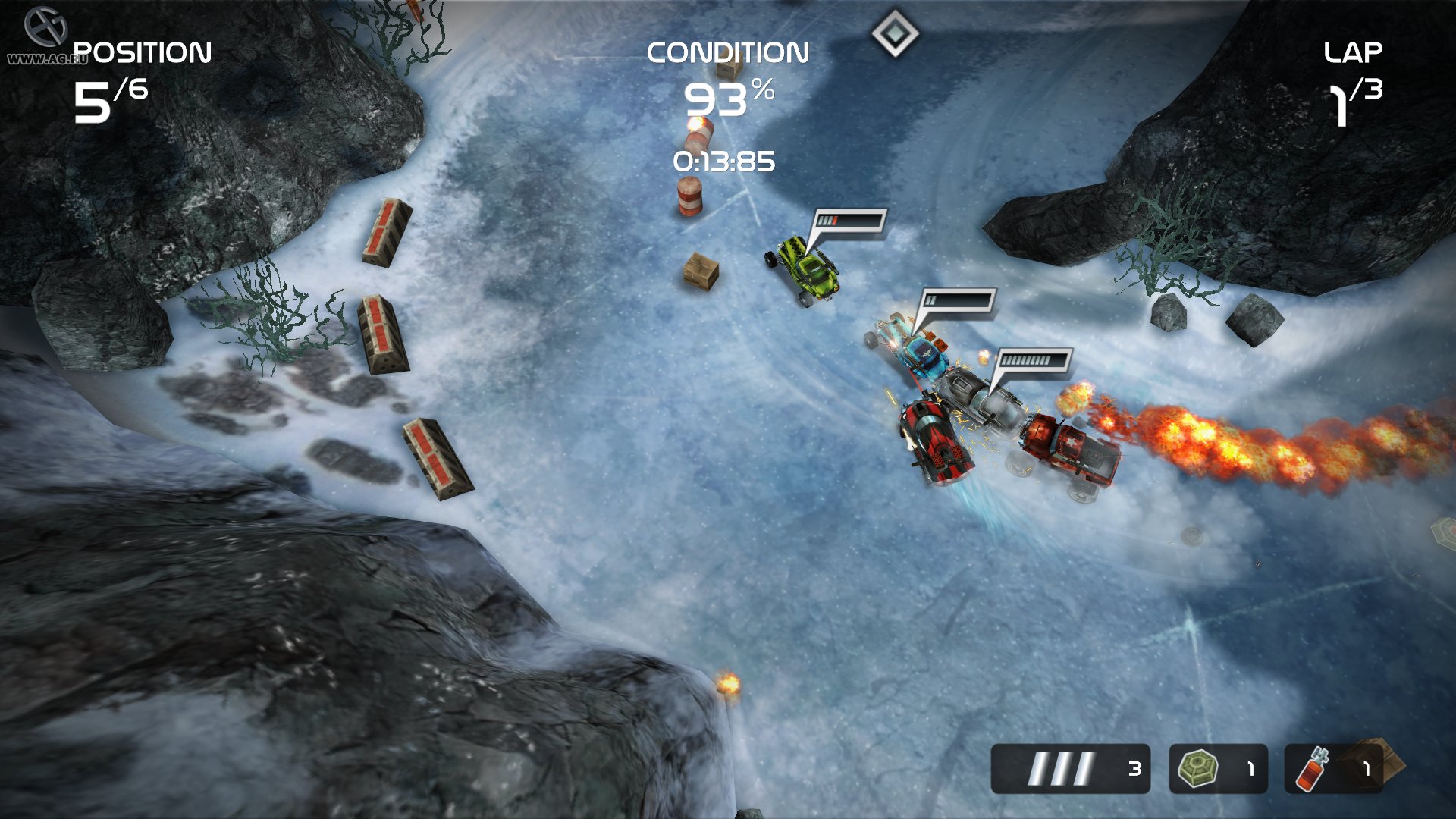 Скриншот из игры Death Rally - 38