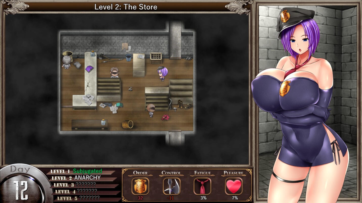 Скриншот из игры Karryn's Prison - 2