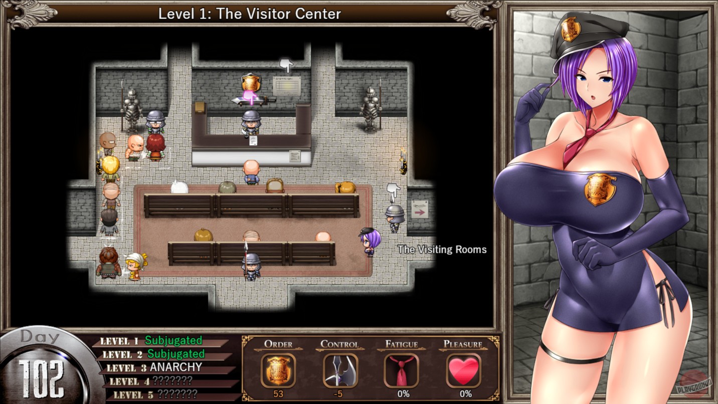 Скриншот из игры Karryn's Prison - 16