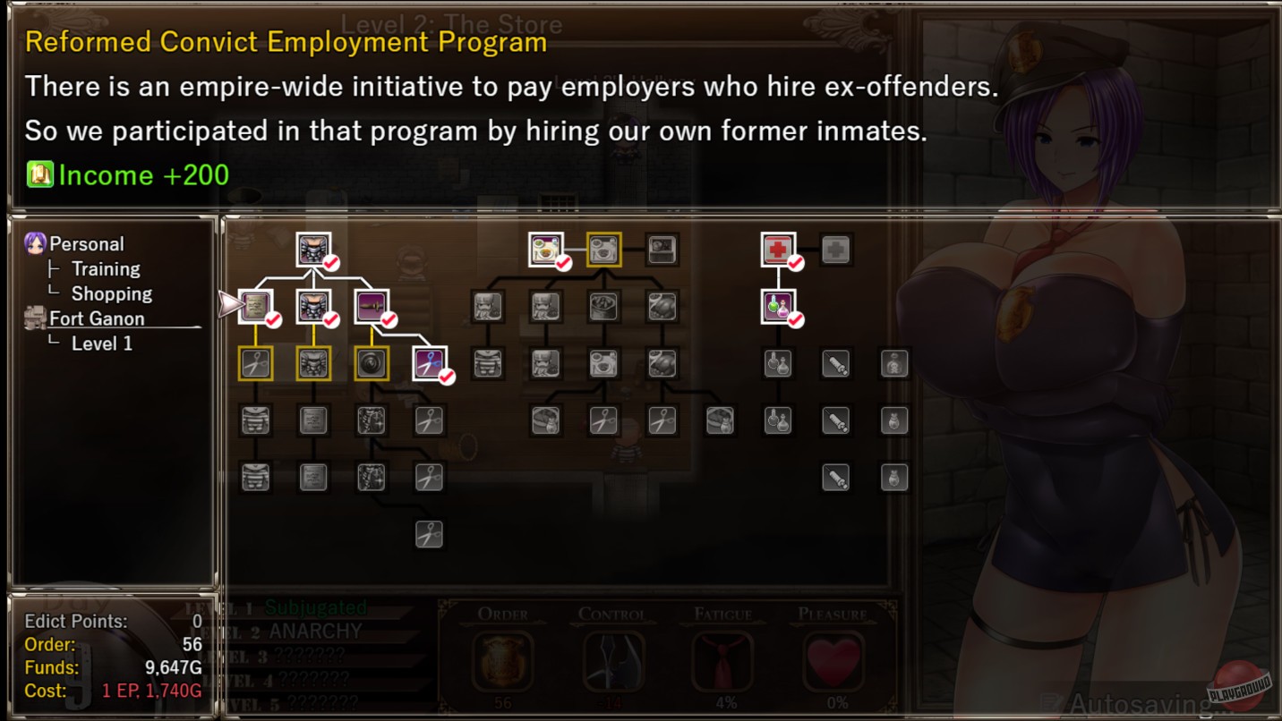 Скриншот из игры Karryn's Prison - 22