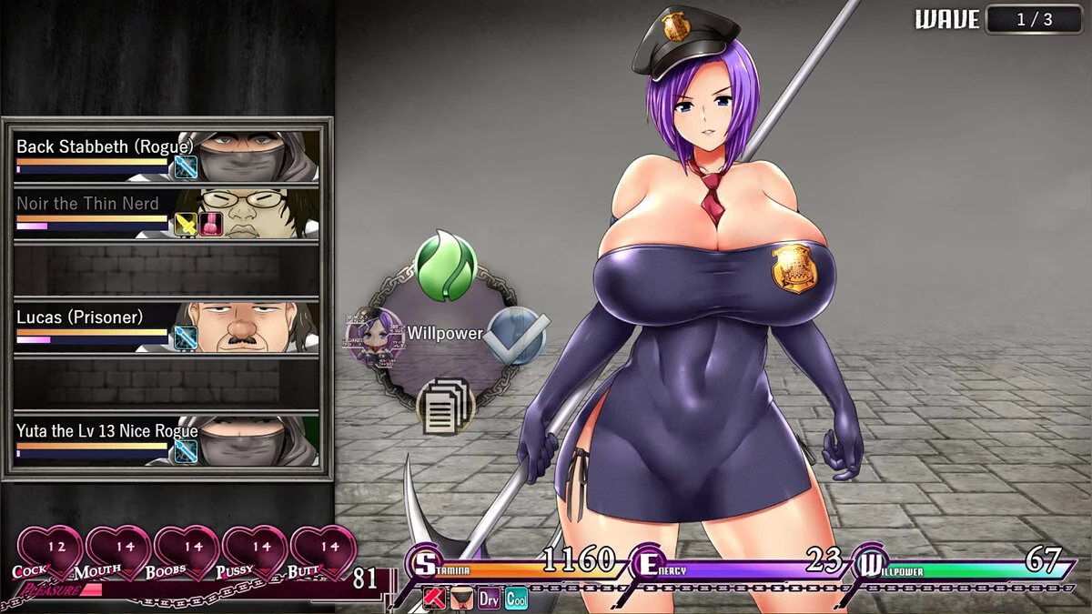 Скриншот из игры Karryn's Prison - 14