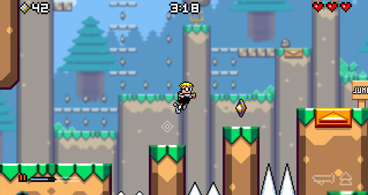 Скриншот из игры Mutant Mudds Deluxe - 64