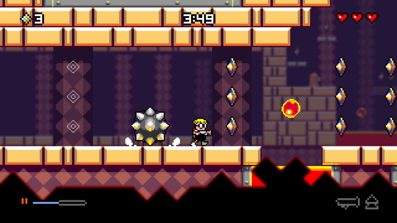 Скриншот из игры Mutant Mudds Deluxe - 9