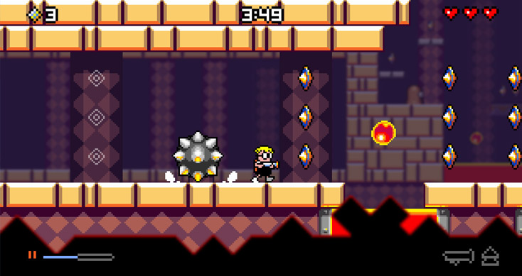 Скриншот из игры Mutant Mudds Deluxe - 89