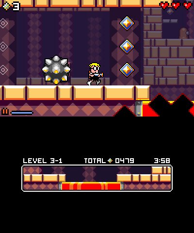Скриншот из игры Mutant Mudds - 1