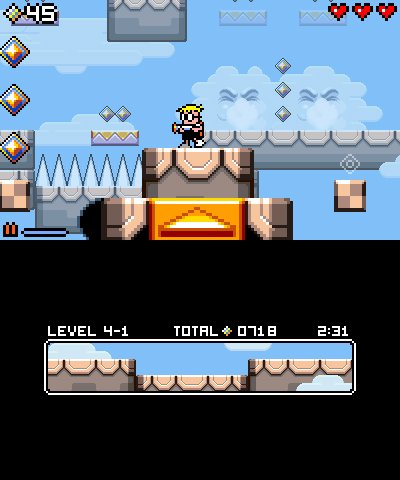 Скриншот из игры Mutant Mudds - 6