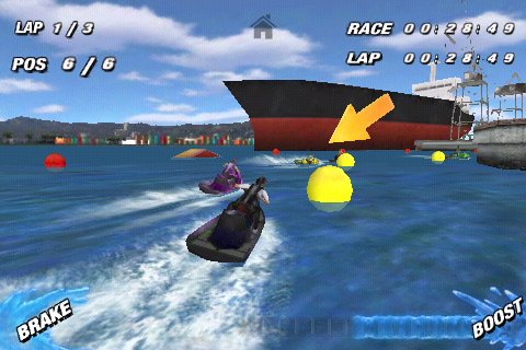 Скриншот из игры Aqua Moto Racing - 1