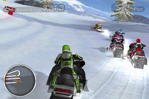 Скриншот из игры Snow Moto Racing - 2