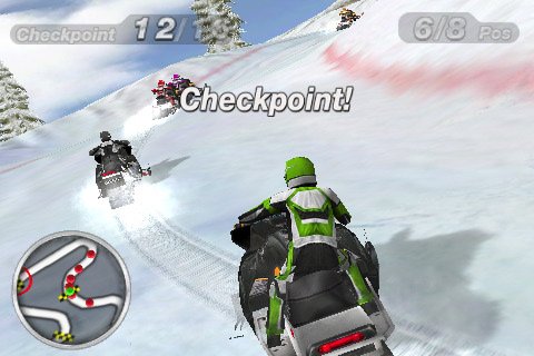 Скриншот из игры Snow Moto Racing - 3