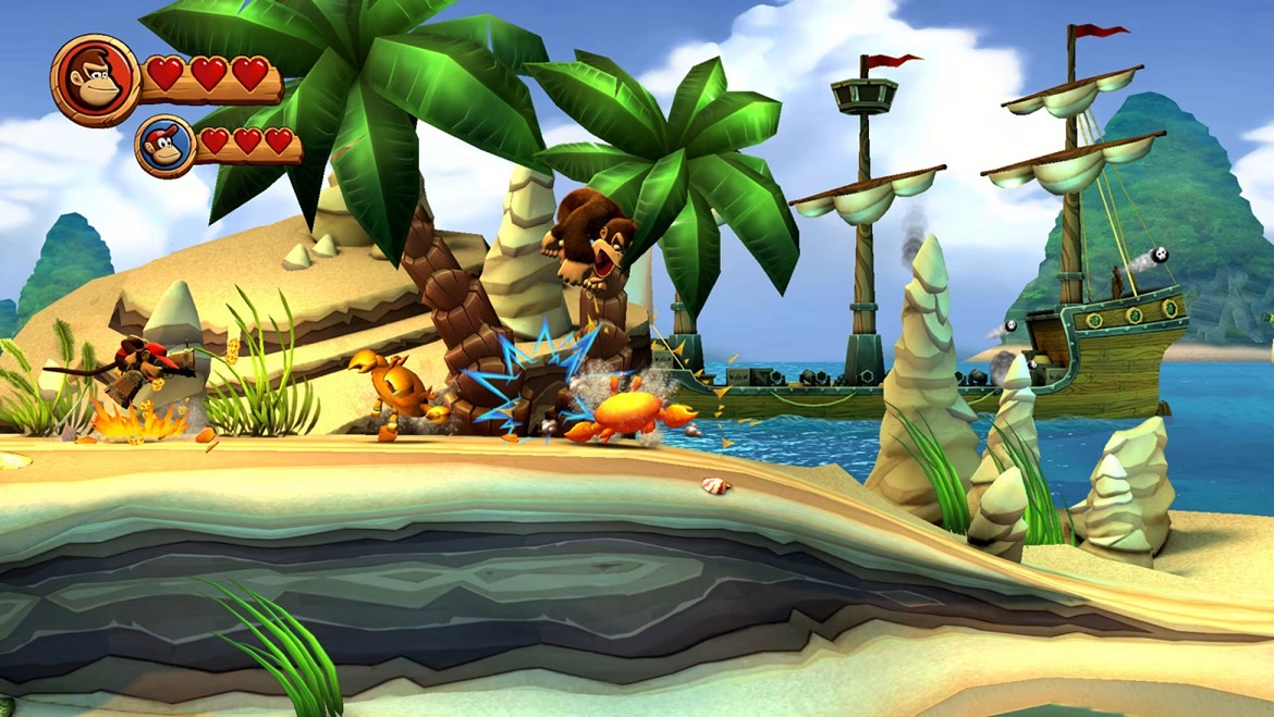 Скриншот из игры Donkey Kong Country Returns HD - 6