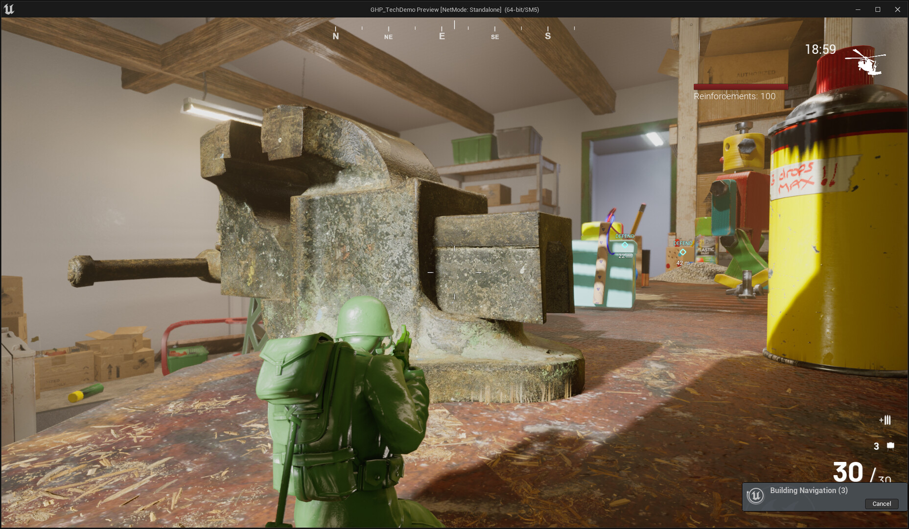 Скриншот из игры Green Hawk Platoon - 1