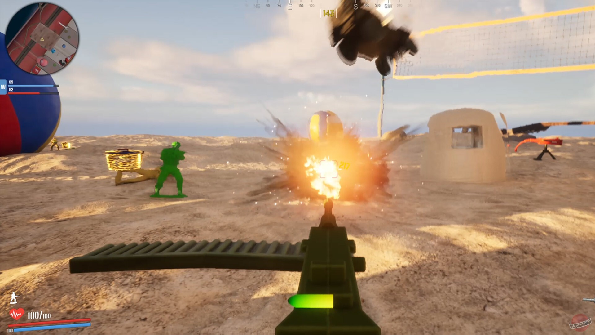 Скриншот из игры Green Hawk Platoon - 9