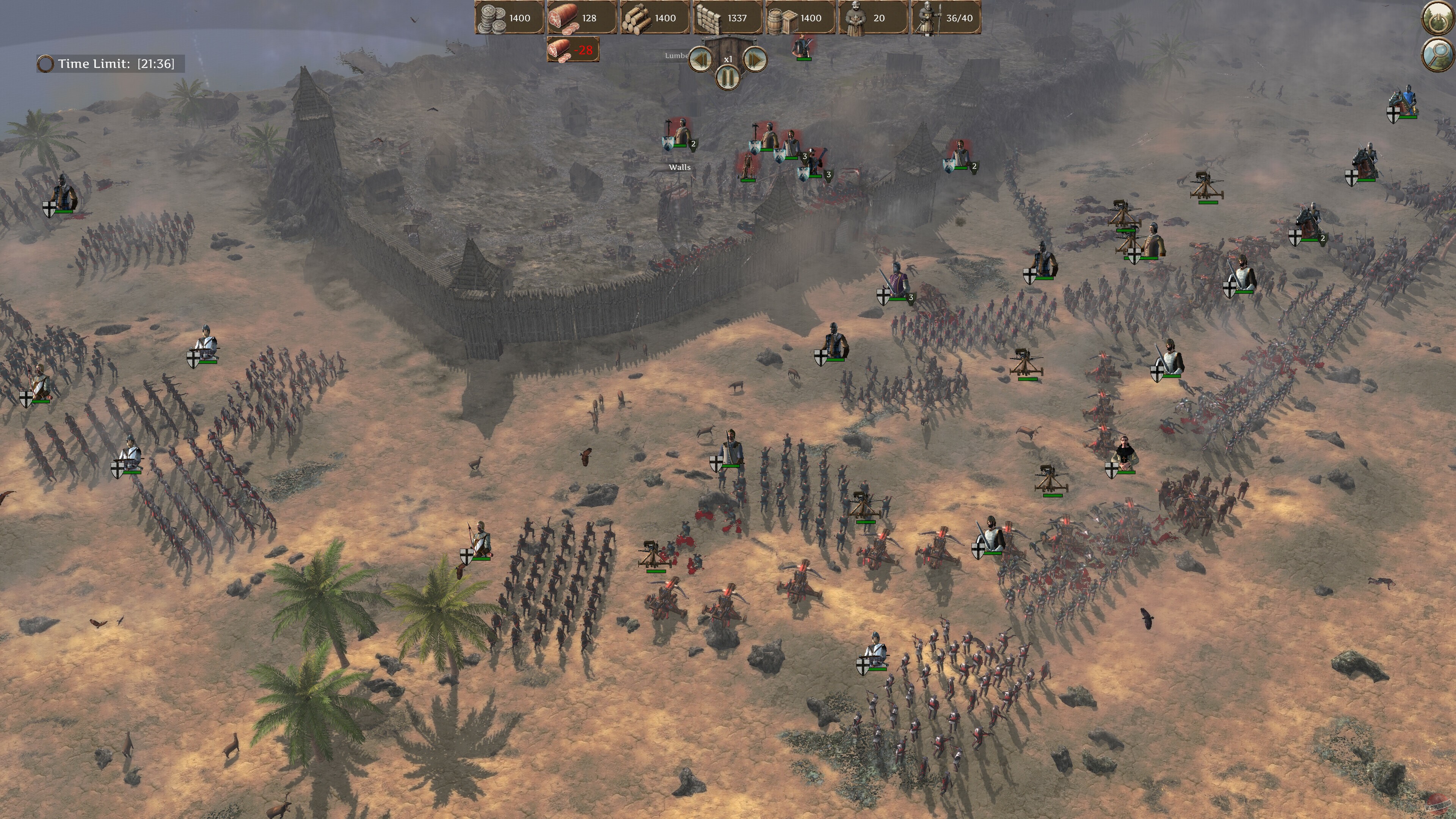 Скриншот из игры Knights of the Crusades - 8